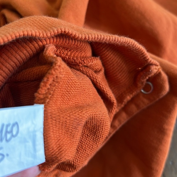 Little James orange cotton romper - Picture 7 of 7